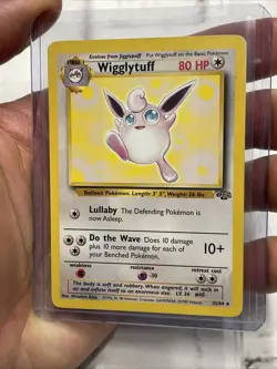 Pokemon TCG Wigglytuff Jungle 32/64 Unlimited Non Holo Rare WOTC LP Vintage Vtg - Image 2