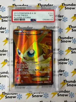 Victini ex #131 Plasma Storm 2013 Pokemon B & W PSA 7 - Image 1