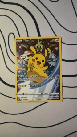 Pokemon TCG Pikachu Sword & Shield Swsh020 Holo Promo - Image 1