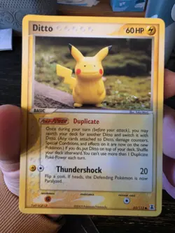 Ditto (Pikachu) 63/113 -Yuka Mori - Non-Holo Ex Delta Species Pokemon TCG - Image 1