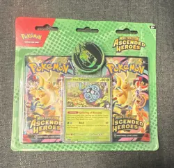 Pokemon TCG Mega Evolution Ascended Heroes Pack Erika's Tangela Promo & Coin - Image 1