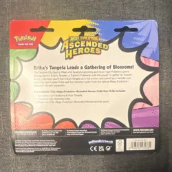 Pokemon TCG Mega Evolution Ascended Heroes Pack Erika's Tangela Promo & Coin - Image 2