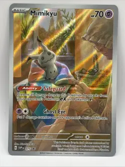Mimikyu SVP075 Black Star Promos Paldean Fates Full Art Holo Pokemon TCG 2024 NM - Image 1