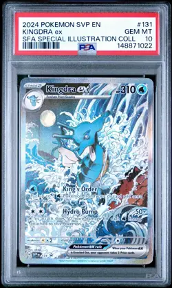 PSA 10 Kingdra ex 131 Sv Scarlet Violet Promo Holo EX Pokemon TCG - Image 1