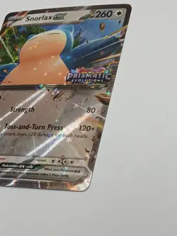 Snorlax ex 076/131 STAMPED Prismatic Evolutions Double Rare Pokemon Near Mint - Image 3