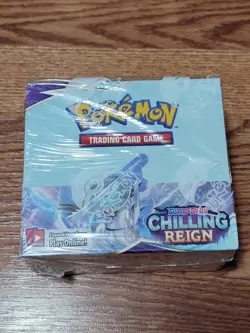 Pokemon TCG Sword Shield Chilling Reign Booster Box Factory Sealed English - Image 1