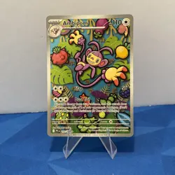 Ambipom Illustration Rare IR Phantasmal Flames 107/094 Pokemon TCG Full Art Holo - Image 1