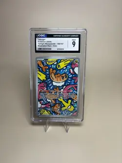 Pokemon Tatsugiri CGC 9 Illustration Rare Holo Sv06 Twilight Masquerade 186/167 - Image 1