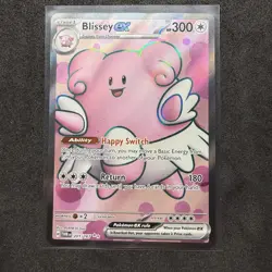 Blissey ex 201/167 Sv06: Twilight Masquerade Holo Ultra Rare Pokemon TCG - Image 1