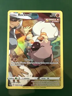 Rockruff TG07/TG30 Pokemon TCG Silver Tempest Trainer Gallery Holo - Image 1