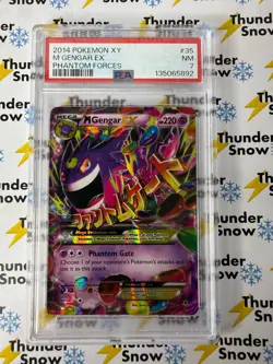 Mega Gengar ex #35 Phantom Forces 2014 Pokemon XY PSA 7 135065892 - Image 1