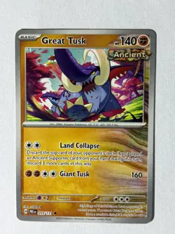 Pokemon TCG Prismatic Evolutions Great Tusk Master Ball 055/131 - Image 2
