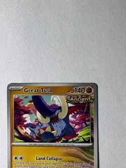 Pokemon TCG Prismatic Evolutions Great Tusk Master Ball 055/131 - Image 3