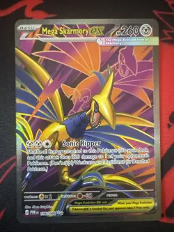 2026 POKEMON POR EN-PERFECT ORDER 106 MEGA SKARMORY EX ULTRA RARE - Image 1