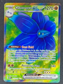 Pokemon Glimmora ex Full Art 213/197 OBF Obsidian Flames LP/NM - Image 1