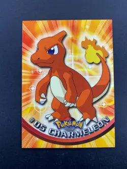 Charmeleon - 05 - Pokemon 1999 Topps TV - Blue Logo - LP - Image 1