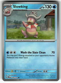 Slowking (Master Ball Pattern) 019/131 SV: Prismatic Evolutions NM Pokemon Card - Image 1