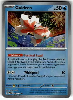 Goldeen (Master Ball Pattern) 020/131 SV: Prismatic Evolutions NM Pokemon Card - Image 1