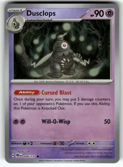 Dusclops (Master Ball Pattern) 036/131 SV: Prismatic Evolutions NM Pokemon Card - Image 1