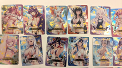 40 Cards Goddess Story Waifu Cards Girl Anime Holo (Excellent Condition) - Image 2