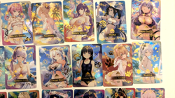 40 Cards Goddess Story Waifu Cards Girl Anime Holo (Excellent Condition) - Image 3