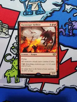 Warmonger Hellkite x1 Mtg Commander 2014 - Image 1