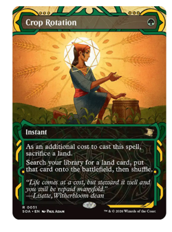 Crop Rotation Secrets of Strixhaven MTG - Image 1