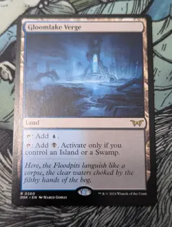 Gloomlake Verge - #260 - Duskmourn: House of Horror - NM MTG - Image 1