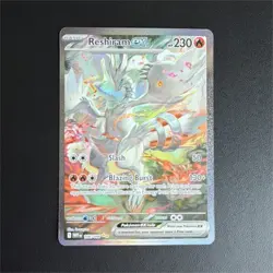 Pokemon Reshiram EX Holo Special Illustration Rare 166/086 230 HP White Flare - Image 1