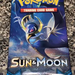 🔥Pokemon TCG - Sun and Moon - Base Set Booster Pack Lunala Gorgeous Art🔥 - Image 2