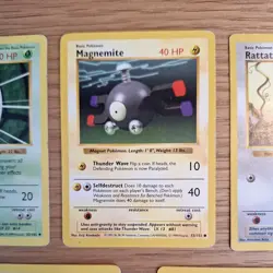 x5 Base Set Shadowless Non Holo Bundle Pokemon Cards 1999 WOTC Pokemon TCG LP - Image 3