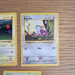 x5 Base Set Shadowless Non Holo Bundle Pokemon Cards 1999 WOTC Pokemon TCG LP - Image 4