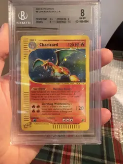 Pokemon Charizard 6/165 holo ENG Expedition BGS 8 - Image 1