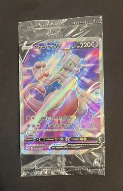 Pokemon Mewtwo V SWSH229 Sealed Black Star Promo Holo NM Sword Shield - Image 3