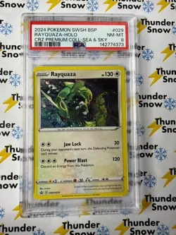 Rayquaza Holo Sea & Sky Premium Collection #029 2024 Pokemon PSA 8 142774373 - Image 1