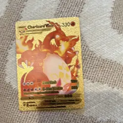 Charizard VMAX 330 VMAX Gold Metal Full Art Fire Dragon 330 HP Pokemon - Image 1
