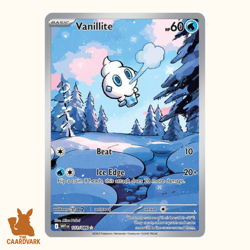 Vanillite 111/086 White Flare - Illustration Rare - Full Art | Pokemon TCG - Image 1