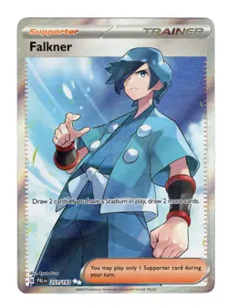 Pokemon Falkner 251/193 Full Art S&V - Paldea Evolved NM - Image 1