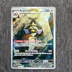 Pokemon TCG Aegislash 210/182 Paradox Rift Illustration Rare NM/Mint Condition! - Image 1