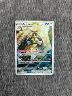 Pokemon TCG Aegislash 210/182 Paradox Rift Illustration Rare NM/Mint Condition! - Image 3