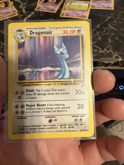 Pokemon Dragonair 18/102 Base Set Rare Regular 80HP Mitsuhiro Arita 1999 - Image 1