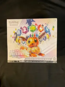 Pokemon TCG: S&V Prismatic Evolutions Factory Sealed Elite Trainer Box - Image 1