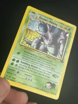Pokemon TCG Giovanni's Nidoking 7/132 Gym Challenge Holo MP - Image 3