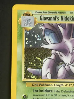 Pokemon TCG Giovanni's Nidoking 7/132 Gym Challenge Holo MP - Image 4