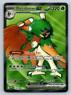 Decidueye ex - 100/088 Holo ME03: Perfect Order NM - Pokemon TCG - Image 1
