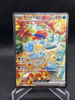 Keldeo ex 167/086 SAR White Flare 2025 Special Illustration Rare Pokemon TCG - Image 1