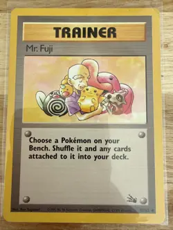 MR. FUJI 58/62 UC FOSSIL POKEMON UNLIMITED MP - Image 1