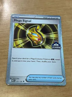 Pokemon Great Ball League Stamp Mega Signal Promo Asia 121/132 - Image 1