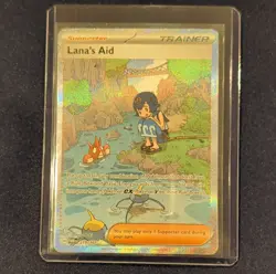 Pokemon Lana's Aid Trainer Full Art Holo 219/167 Sv06 Twilight Masquerade Rare - Image 1