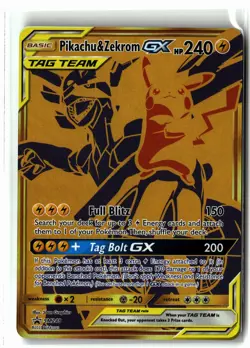 Pikachu & Zekrom GX - ⭐ SM248 Holo Promo Sun & Moon Promo Pokemon NM - Image 1